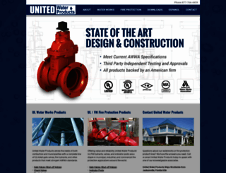 unitedwaterproducts.com screenshot