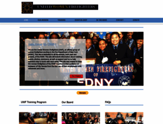 unitedwomenfirefighters.org screenshot