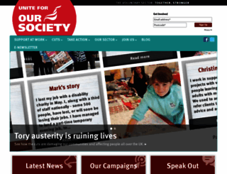 uniteforoursociety.org screenshot