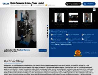 unitekpackagingsystems.com screenshot