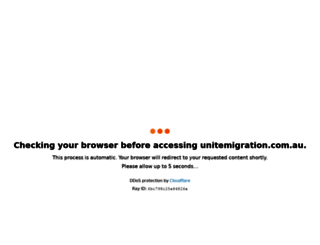 unitemigration.com.au screenshot