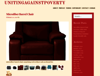 unitingagainstpoverty.org screenshot