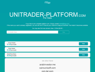 unitrader-platform.com screenshot