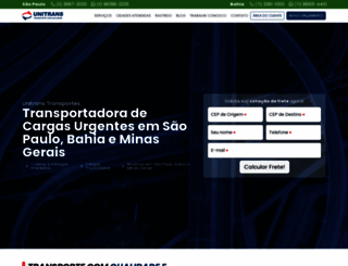 unitransbahia.com.br screenshot