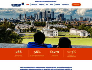 unitrust.co.uk screenshot