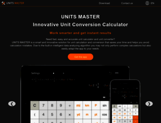 unitsmaster.com screenshot