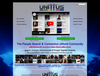 unittussocial.com screenshot
