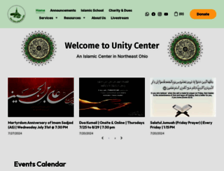 unitycenterneohio.com screenshot
