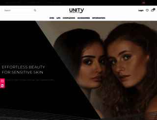 unitycosmetics.com screenshot