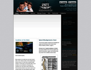 unityfamilychiropractic.com screenshot