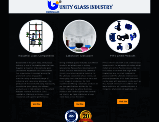 unityglassindustry.com screenshot