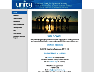 unityofroseburg.org screenshot