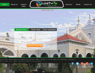 unityradiocab.com screenshot