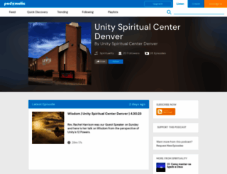 unityspiritualcenterdenver.podomatic.com screenshot