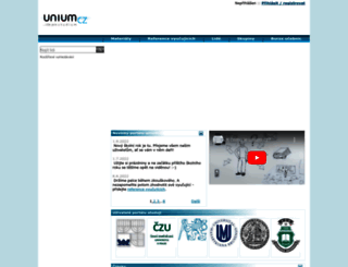 unium.cz screenshot