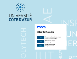 univ-cotedazur.zoom.us screenshot