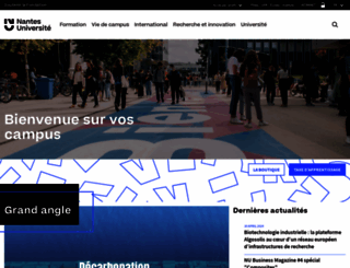 univ-nantes.fr screenshot