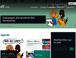 univ-tours.fr screenshot