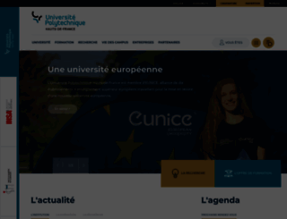 univ-valenciennes.fr screenshot