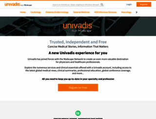 univadis.com.au screenshot