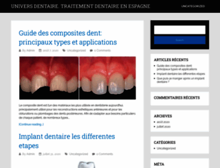 univers-dentaire.net screenshot