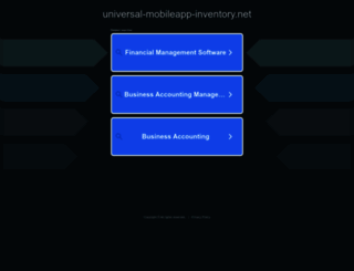 universal-mobileapp-inventory.net screenshot