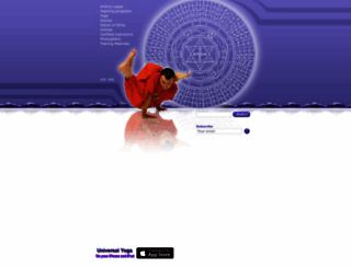 universal-yoga.com screenshot