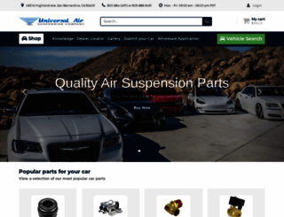 universalairsuspension.com screenshot