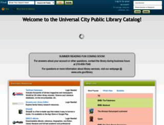 universalcity.biblionix.com screenshot