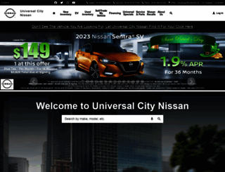 universalcitynissan.com screenshot