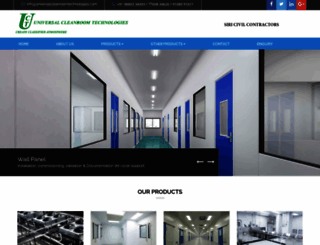 universalcleanroomtechnologies.com screenshot