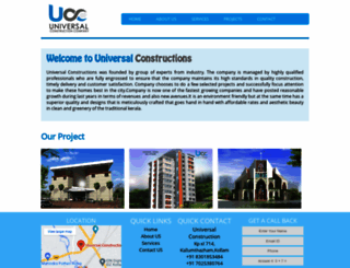 universalconstructions.co.in screenshot