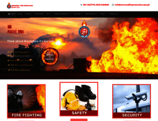 universalfireprotection.com.pk screenshot
