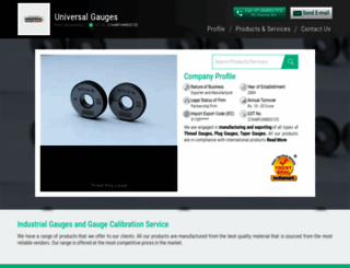 universalgauges.co.in screenshot
