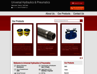 universalhydraulic.net screenshot