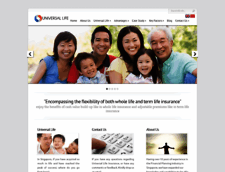 universallife.com.sg screenshot