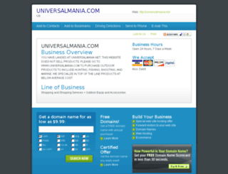universalmania.net screenshot