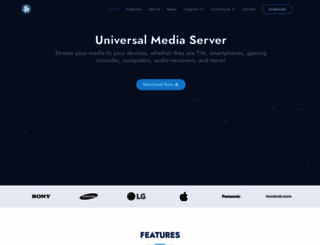 universalmediaserver.com screenshot