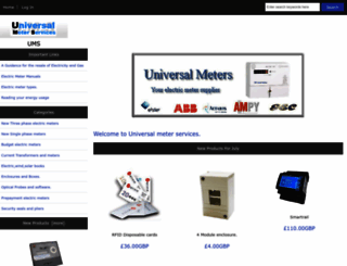 universalmeterservices.co.uk screenshot