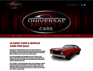 universalmusclecars.com screenshot