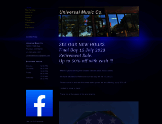 universalmusicco.com screenshot