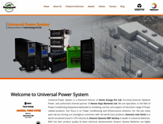 universalpower.co.in screenshot