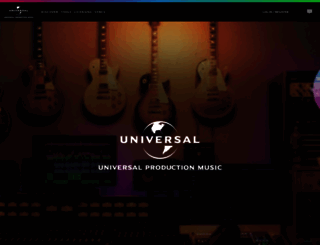 universalproductionmusic.com screenshot