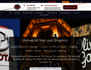 universalsignandgraphics.com screenshot