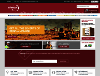 universalsitesupplies.co.uk screenshot