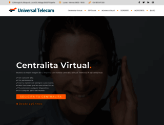 universaltelecom.es screenshot
