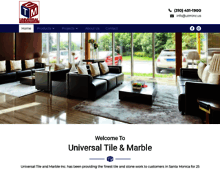 universaltilemarbleinc.com screenshot