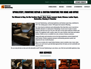 universalupholstering.com screenshot