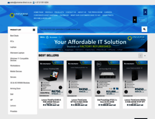 universedirect.co.za screenshot