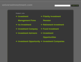 universeinvestment.com screenshot